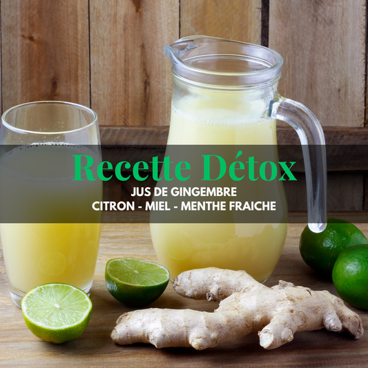 Recette Detox : Jus aux gingembres
