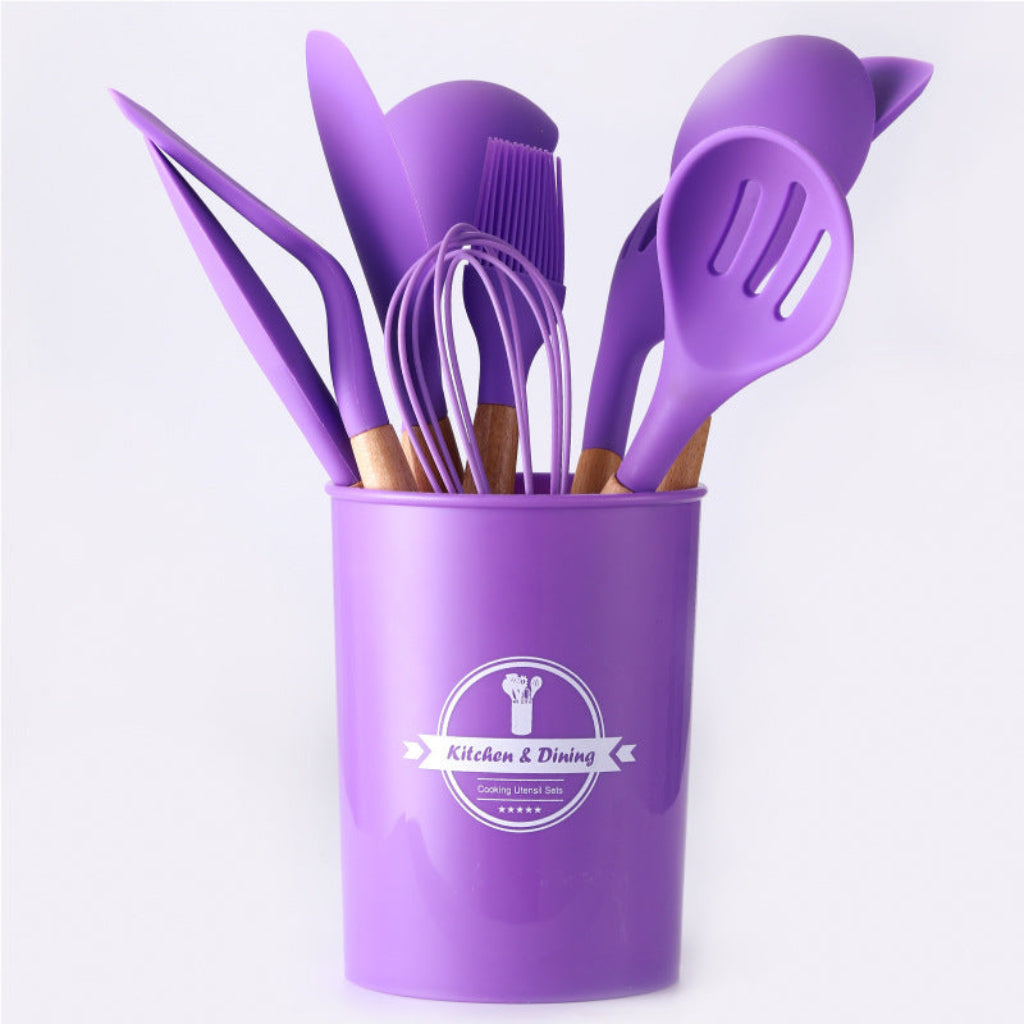 Set d’Ustensiles de Cuisine en Silicone – Précision, Confort & Résistance !