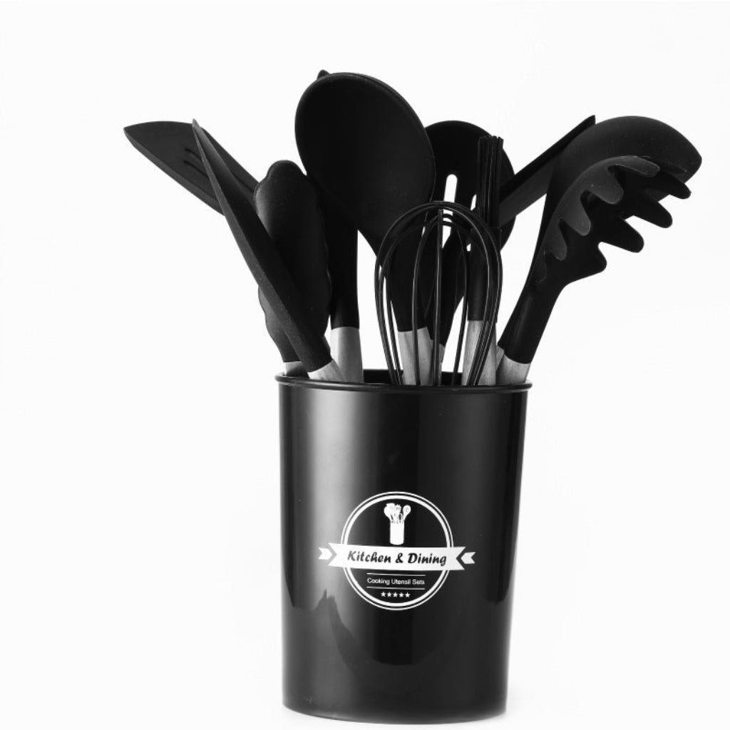 Set d’Ustensiles de Cuisine en Silicone – Précision, Confort & Résistance !