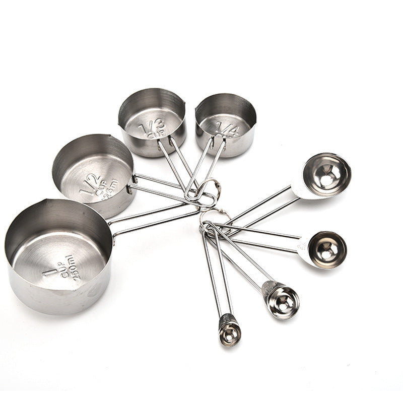 Set de Cuillères Doseuses de Pâtisserie - 8 Pièces Précises pour Recettes de Gâteaux Pro