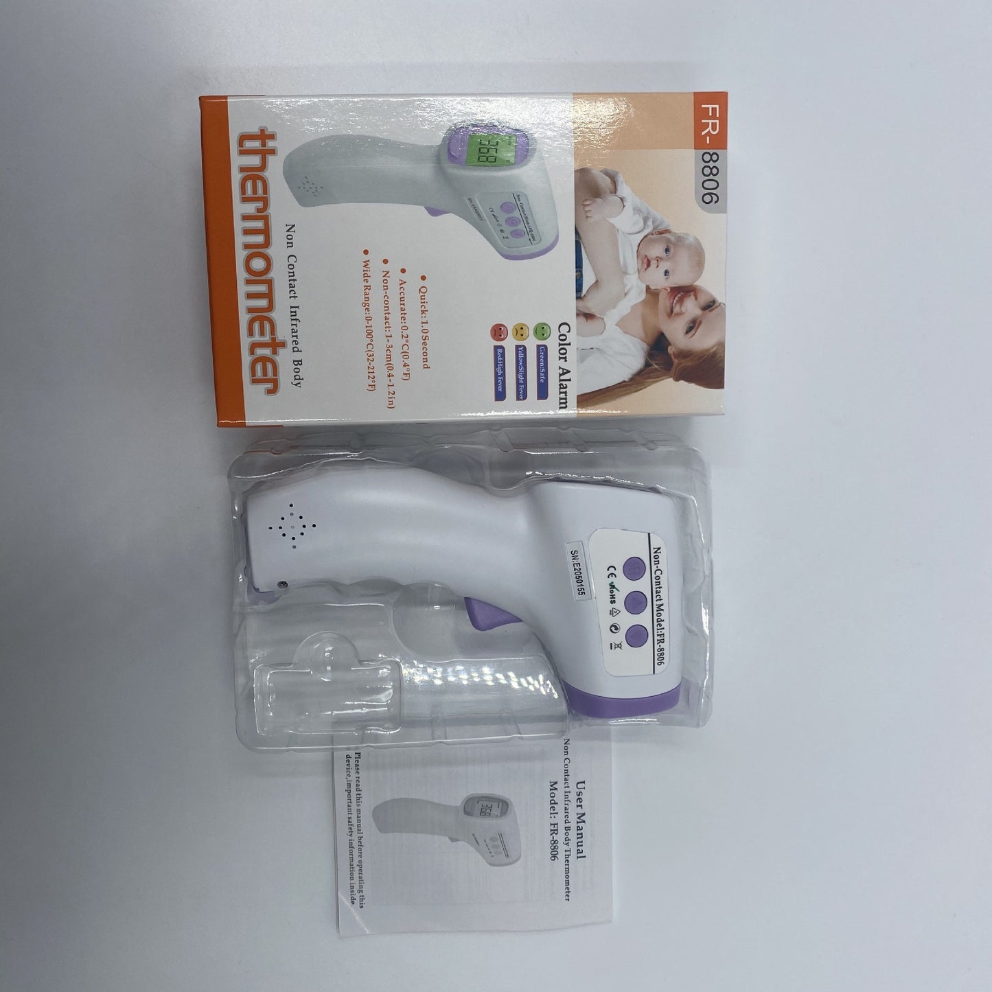 Thermomètre Numérique Sans Contact – Mesure Rapide & Précise !