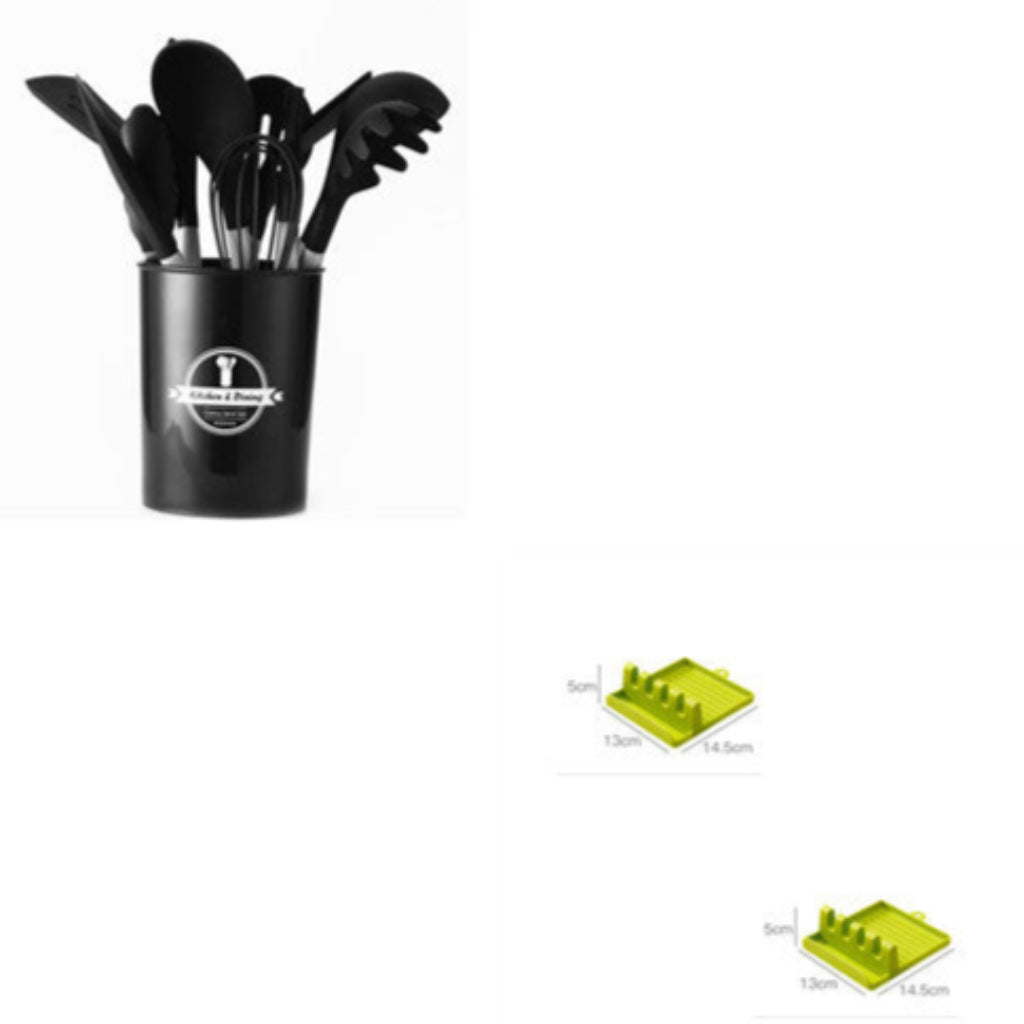 Set d’Ustensiles de Cuisine en Silicone – Précision, Confort & Résistance !