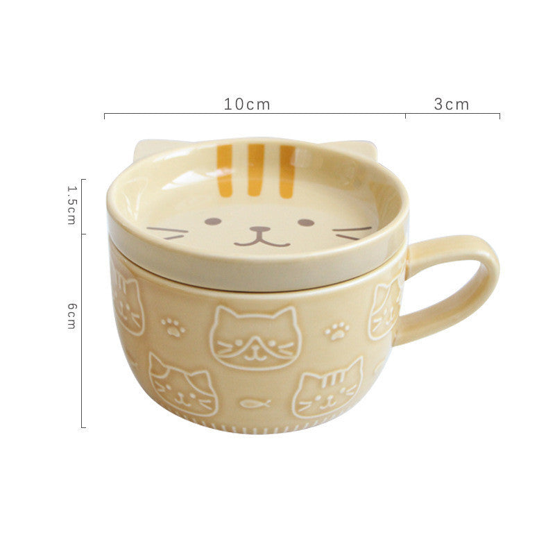 Mugs Céramique Chat Japonais - Adorable & Créatif !