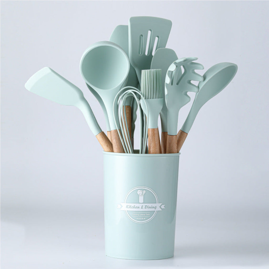 Set d’Ustensiles de Cuisine en Silicone – Précision, Confort & Résistance !