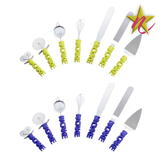Set d'Ustensiles pour Pâtisserie - 9 Pièces Indispensables pour Pâtissier