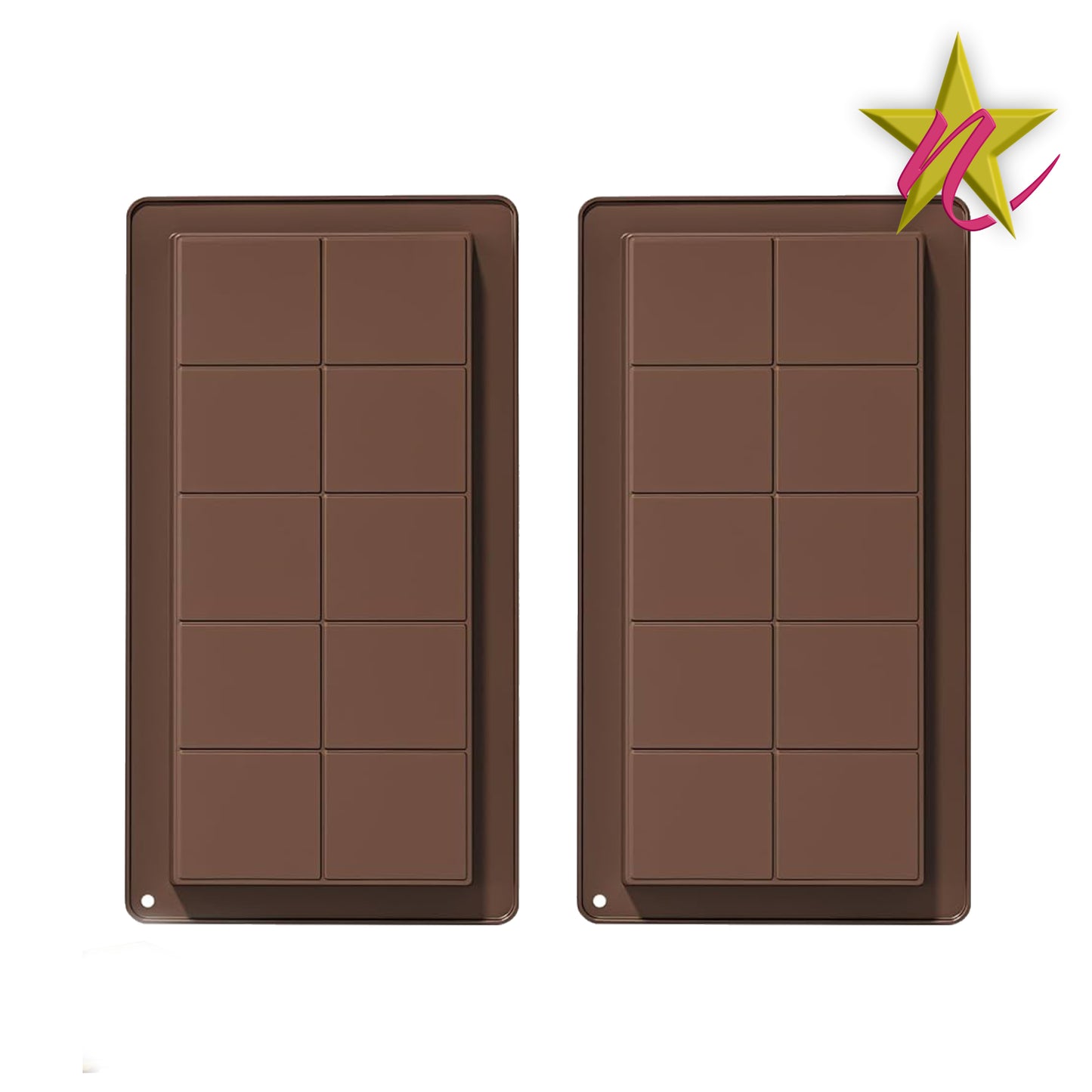 Moule à Chocolat en Silicone - Style Dubai Chocolate pour Formes Élégantes