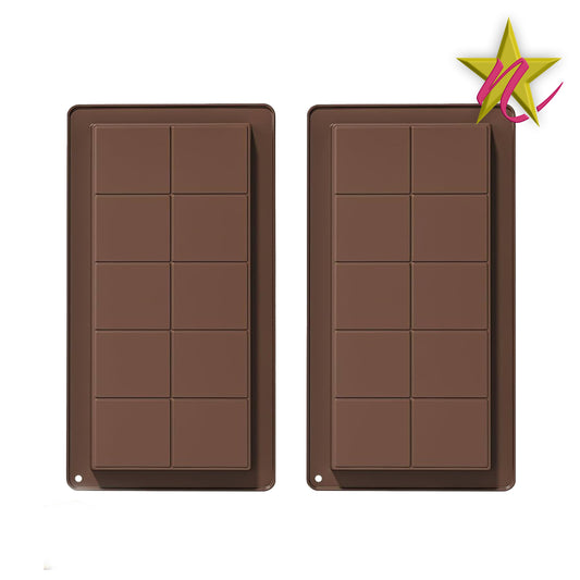 Moule à Chocolat en Silicone - Style Dubai Chocolate pour Formes Élégantes