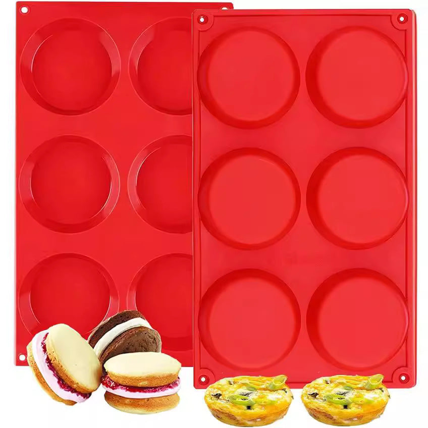 Moule en Silicone Rond - Type Macaron pour Pâtisserie Parfaite