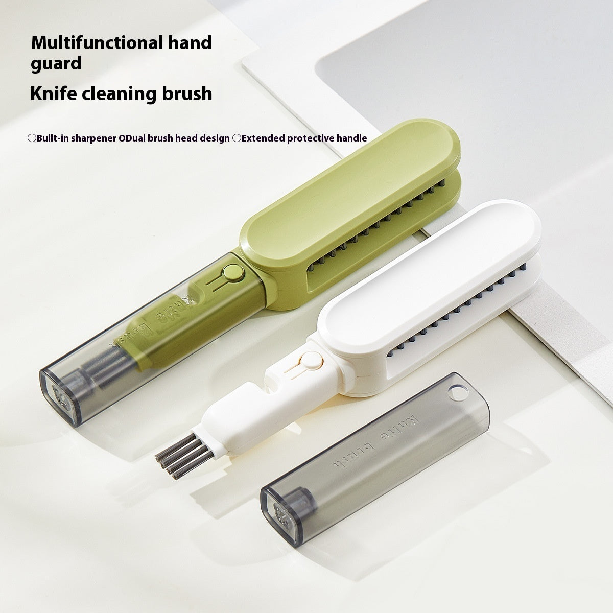 Brosse de Nettoyage Multifonction avec Protection Mains - Pratique & Sécurisée !
