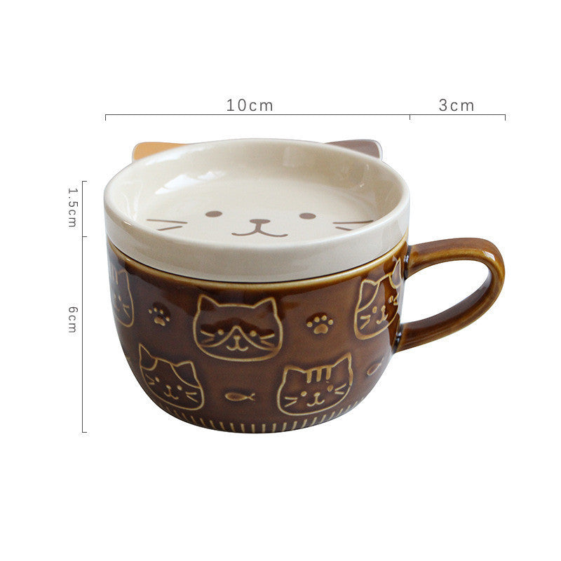 Mugs Céramique Chat Japonais - Adorable & Créatif !