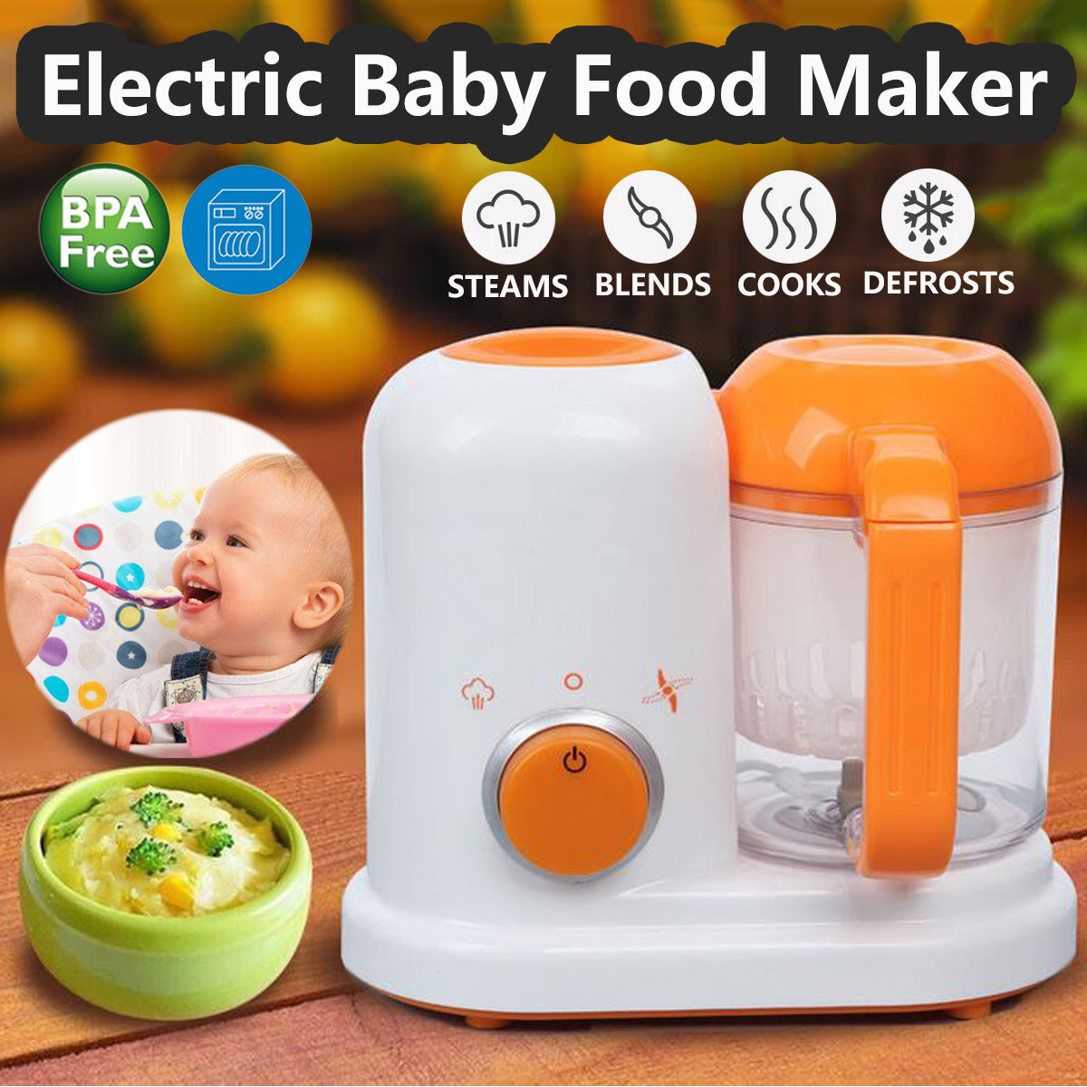 Robot Multifonction pour Préparation des Repas de Bébé – Cuisinez Facilement !