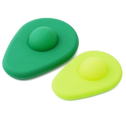 Set de 2 Couvre-Avocats Réutilisables en Silicone – Conservez Vos Avocats Plus Longtemps !