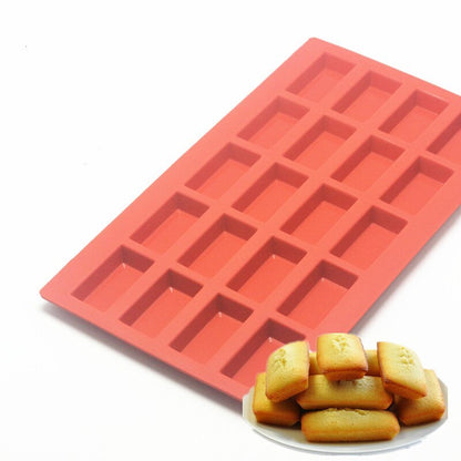 Moule en Silicone 20 Cavités - Type Financiers pour Gâteaux et Biscuits