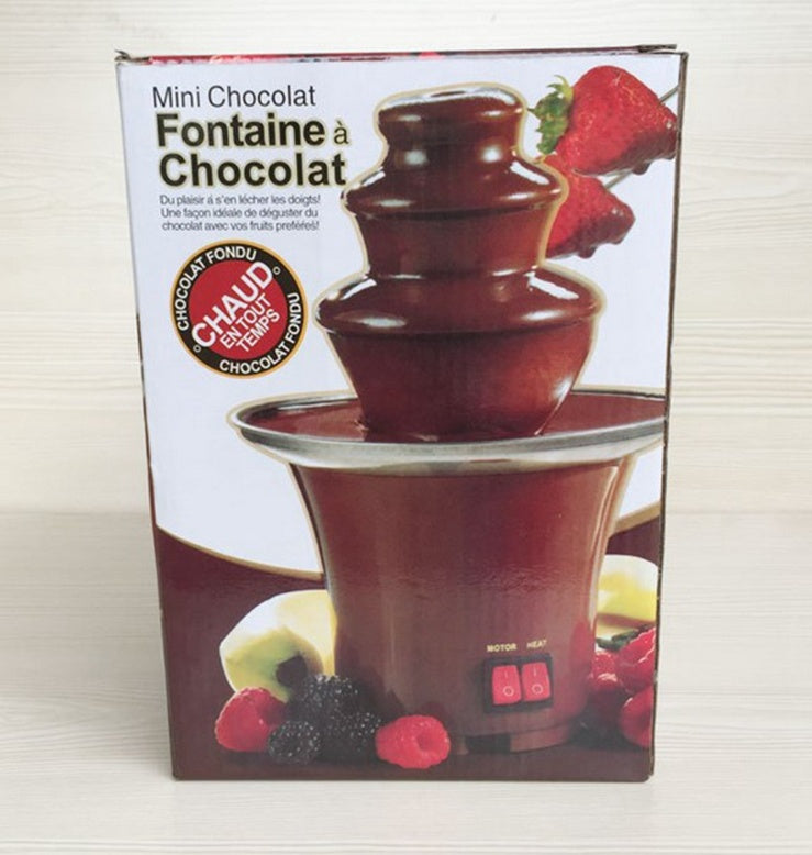 Fontaine à Chocolat avec Chauffe Intégré – 3 Niveaux pour Événements et Gâteaux