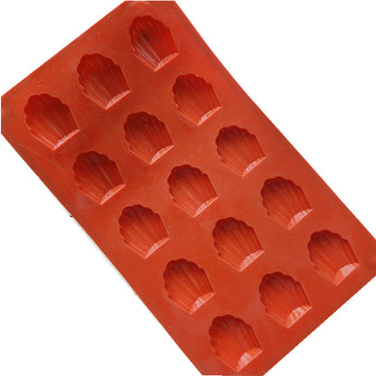 Moule en Silicone pour Madeleine – 15 Cavités pour Gâteaux Maison