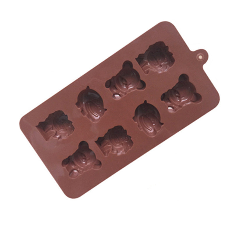 Moule à Chocolat - Lion, Taureau et Ours - Parfait pour Décoration et Gâteaux