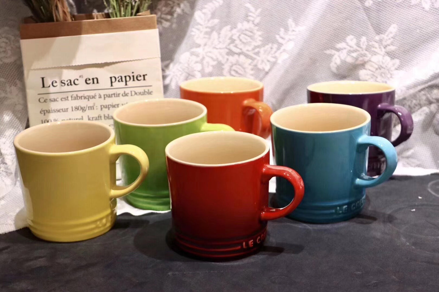 Tasses Arc-en-Ciel en Céramique - Mettez de la Couleur dans Vos Journées !