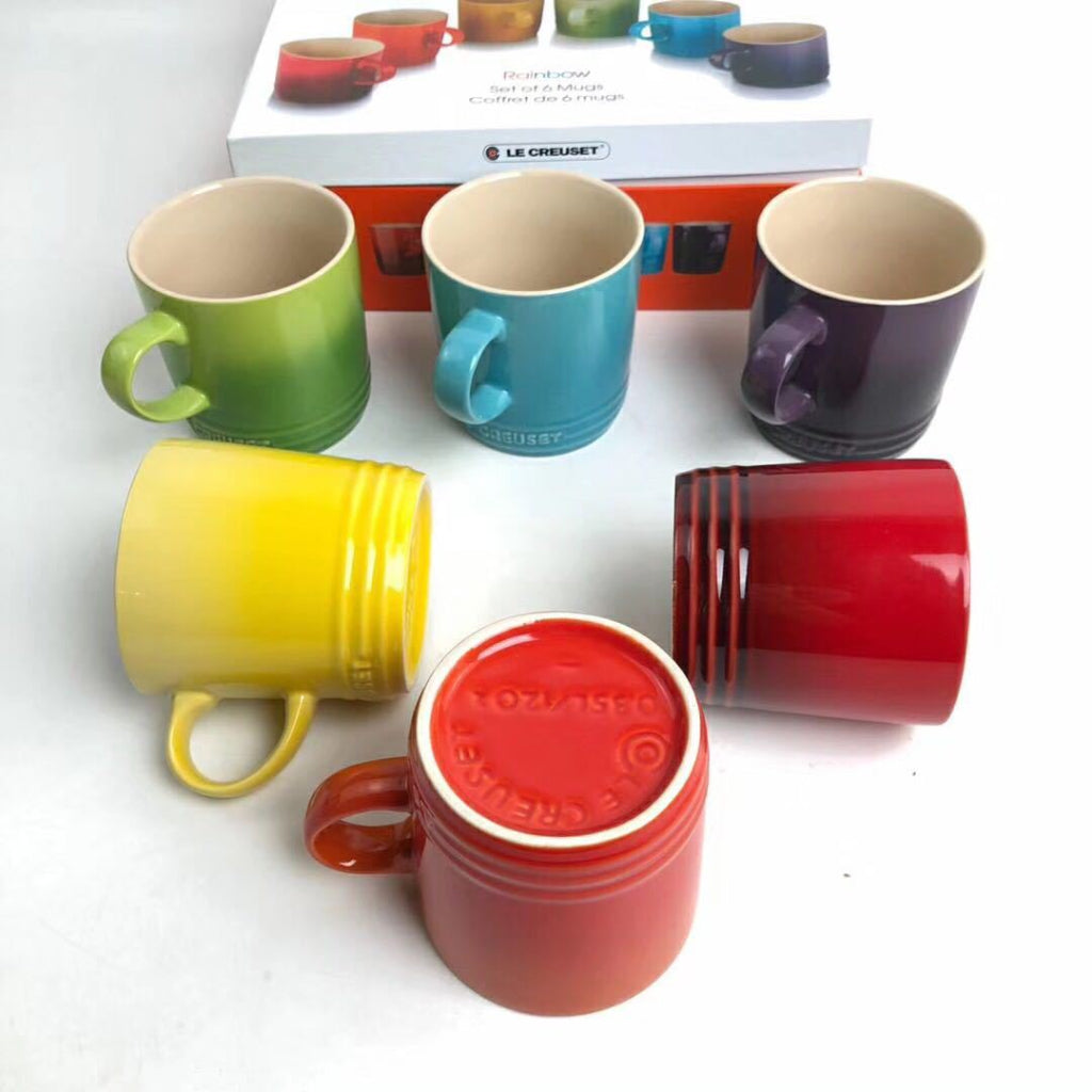 Tasses Arc-en-Ciel en Céramique - Mettez de la Couleur dans Vos Journées !