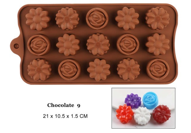 Moule à Chocolat en Silicone – 29 Modèles au Choix pour Gâteaux et Bonbons !