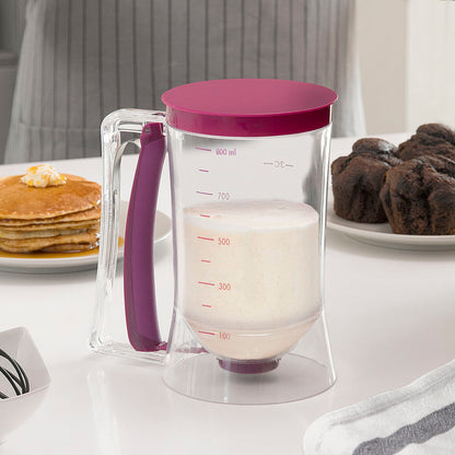 Carafe Distributrice de Pâte à Pâtisserie avec Livre de Recettes - Facile et Pratique