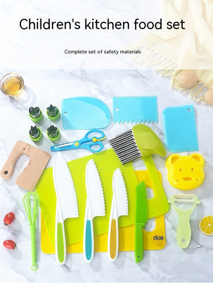 Kit d’Ustensiles de Cuisine Sécurisés pour Enfants – Initiez Vos Petits Chefs !