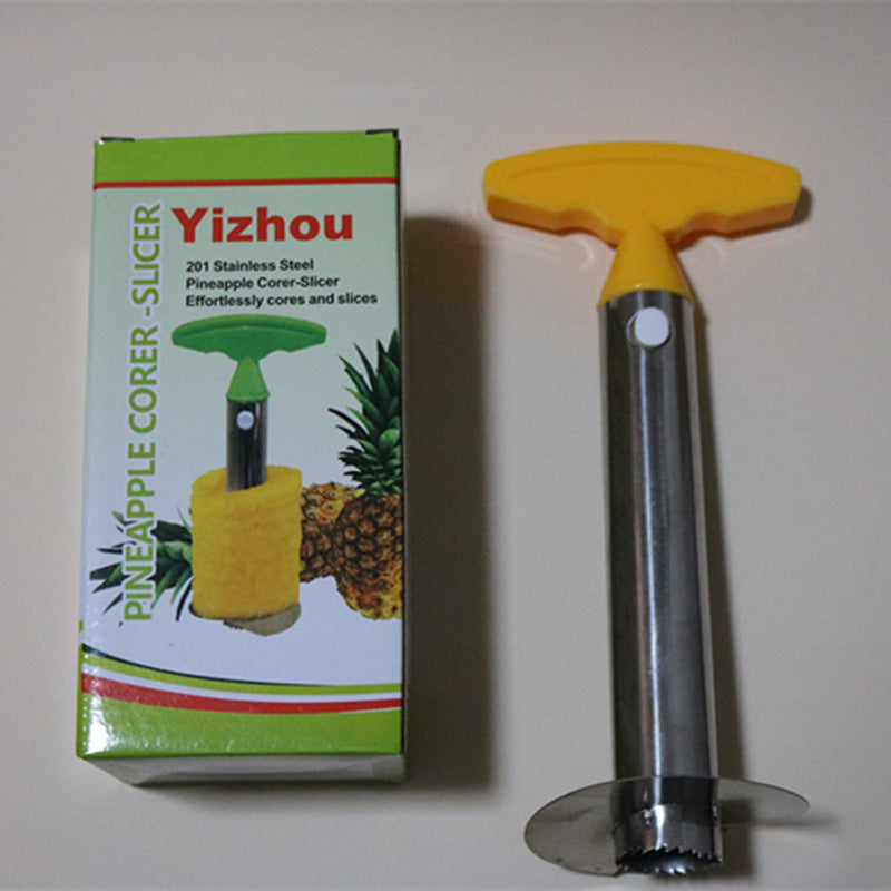 Éplucheur & Vide-Ananas en Acier Inoxydable – Préparez Votre Ananas en Quelques Secondes !