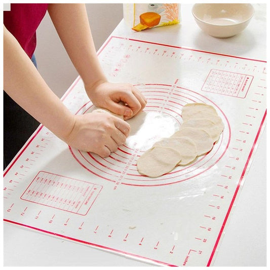 Tapis de Cuisson en Silicone - Grand Format 40x60 cm avec Repères pour Pâtisserie