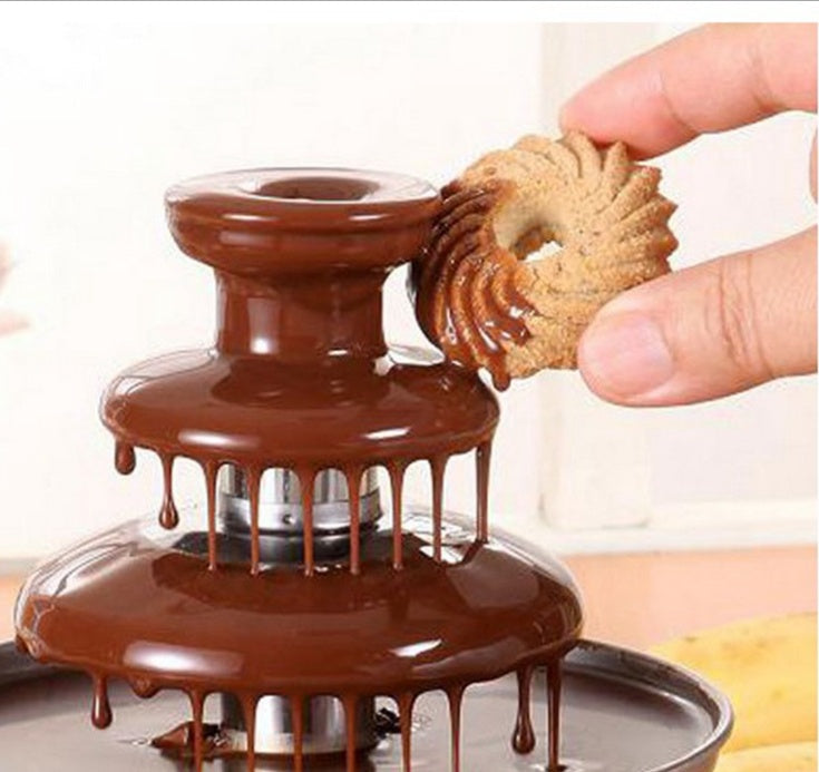 Fontaine à Chocolat avec Chauffe Intégré – 3 Niveaux pour Événements et Gâteaux