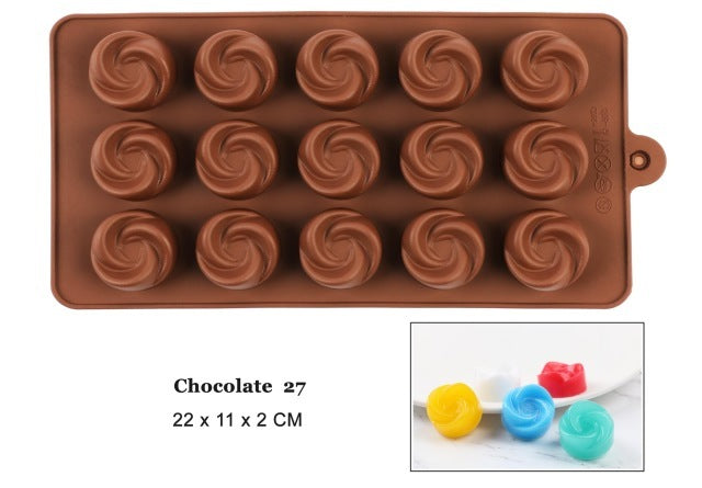 Moule à Chocolat en Silicone – 29 Modèles au Choix pour Gâteaux et Bonbons !