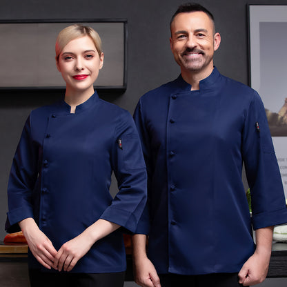 Veste de Cuisine Manches Longues - Confort & Élégance en Cuisine !