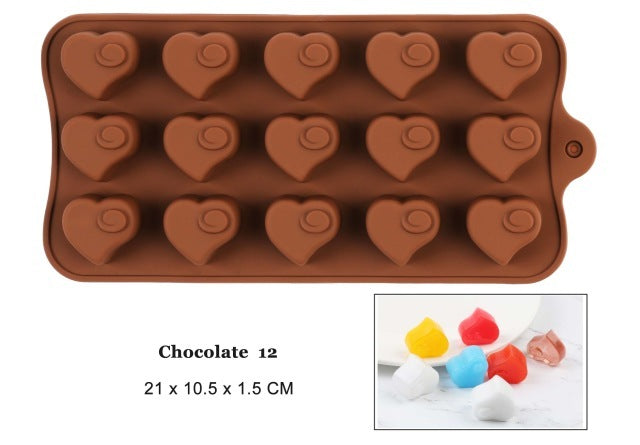 Moule à Chocolat en Silicone – 29 Modèles au Choix pour Gâteaux et Bonbons !