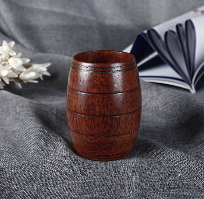 Mugs en Bois de Jujube Fait Main - Élégance Naturelle & Style Classique !