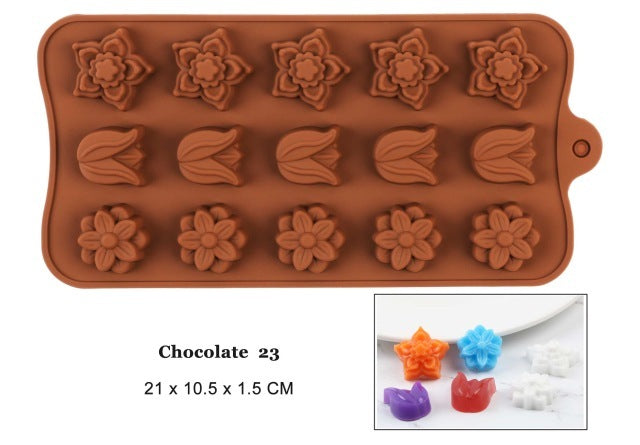 Moule à Chocolat en Silicone – 29 Modèles au Choix pour Gâteaux et Bonbons !