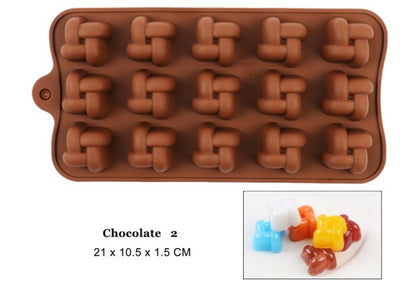 Moule à Chocolat en Silicone – 29 Modèles au Choix pour Gâteaux et Bonbons !