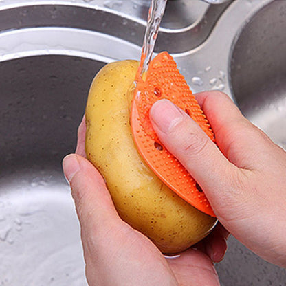 Brosse de Nettoyage pour Fruits et Légumes - Outil Pratique pour Préparation Cuisine