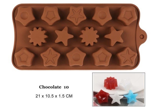 Moule à Chocolat en Silicone – 29 Modèles au Choix pour Gâteaux et Bonbons !