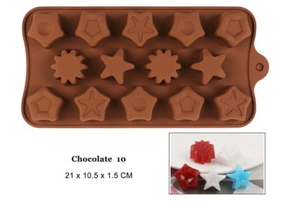 Moule à Chocolat en Silicone – 29 Modèles au Choix pour Gâteaux et Bonbons !