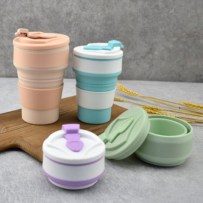 Tasse Pliable de Voyage en Silicone - Pratique & Écologique !