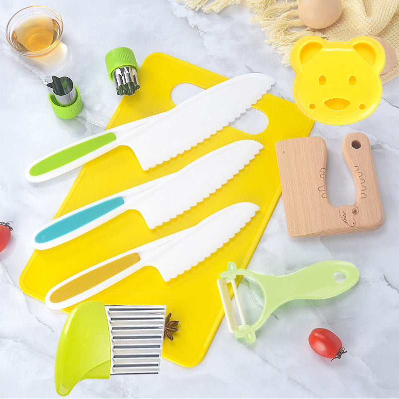 Kit d’Ustensiles de Cuisine Sécurisés pour Enfants – Initiez Vos Petits Chefs !