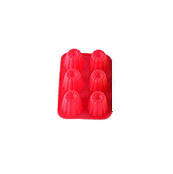 Moule Silicone Cannelés - 6 à 8 Cavités pour Gâteaux et Pâtisseries