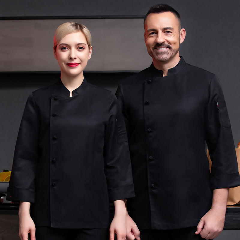 Veste de Cuisine Manches Longues - Confort & Élégance en Cuisine !