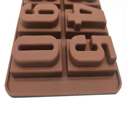 Moule à Chocolat en Silicone - Chiffres Numériques pour Gâteaux et Sucreries