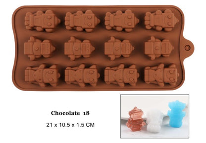 Moule à Chocolat en Silicone – 29 Modèles au Choix pour Gâteaux et Bonbons !