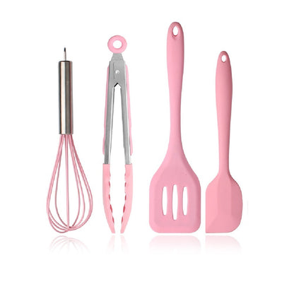 Kit d'Ustensiles de Cuisine en Silicone – Idéal pour la Cuisson & la Pâtisserie !