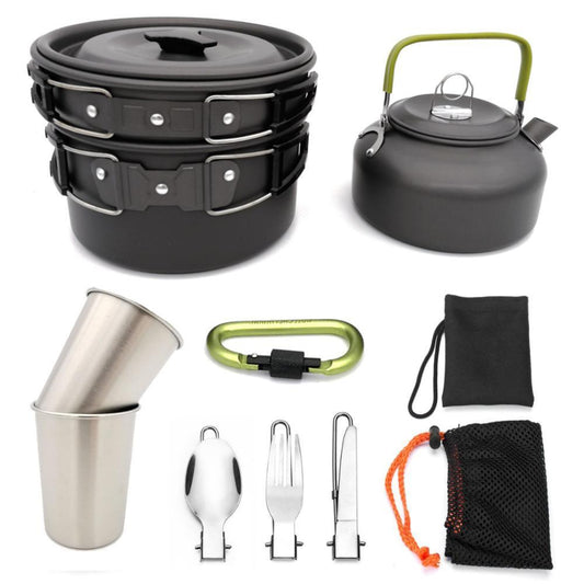 Kit de Cuisine Portable – L’Indispensable pour le Camping et la Cuisine en Extérieur !