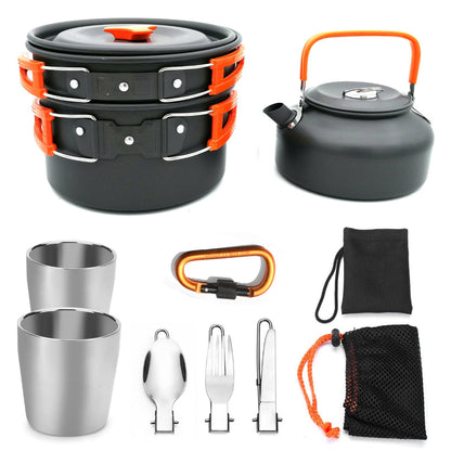 Kit de Cuisine Portable – L’Indispensable pour le Camping et la Cuisine en Extérieur !