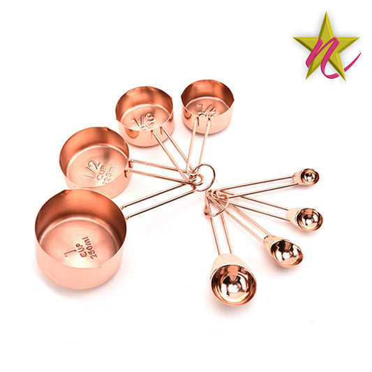 Set de Cuillères Doseuses de Pâtisserie - 8 Pièces Précises pour Recettes de Gâteaux Pro