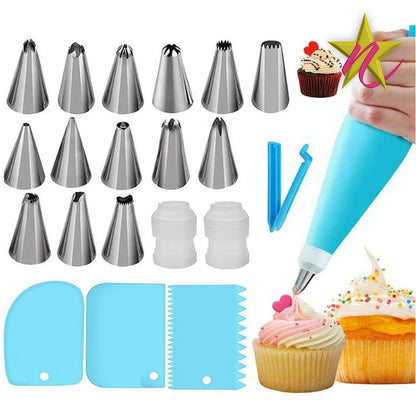 Kit de Décoration pour Pâtissier - 21 à 39 Pièces pour Gâteaux et Biscuits Créatifs