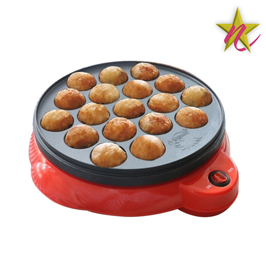 Machine à Crêpes/Gaufres à Boules - Fun et Pratique pour Desserts et Petits Déjeuners