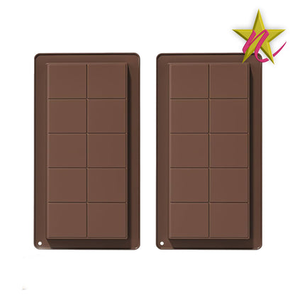 Moule à Chocolat en Silicone - Style Dubai Chocolate pour Formes Élégantes